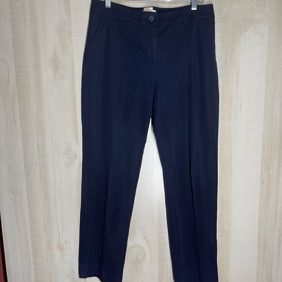 ‎Talbots curvy navy trousers pants, size 10 - Picture 1 of 16